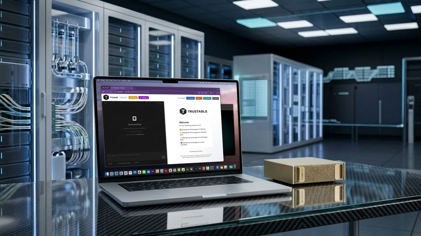 Trustable private AI workstation in a data center